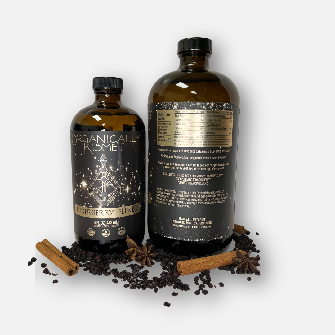 Immunity Boost: Elderberry Elixer 16 fl. oz. & 32 fl. oz.