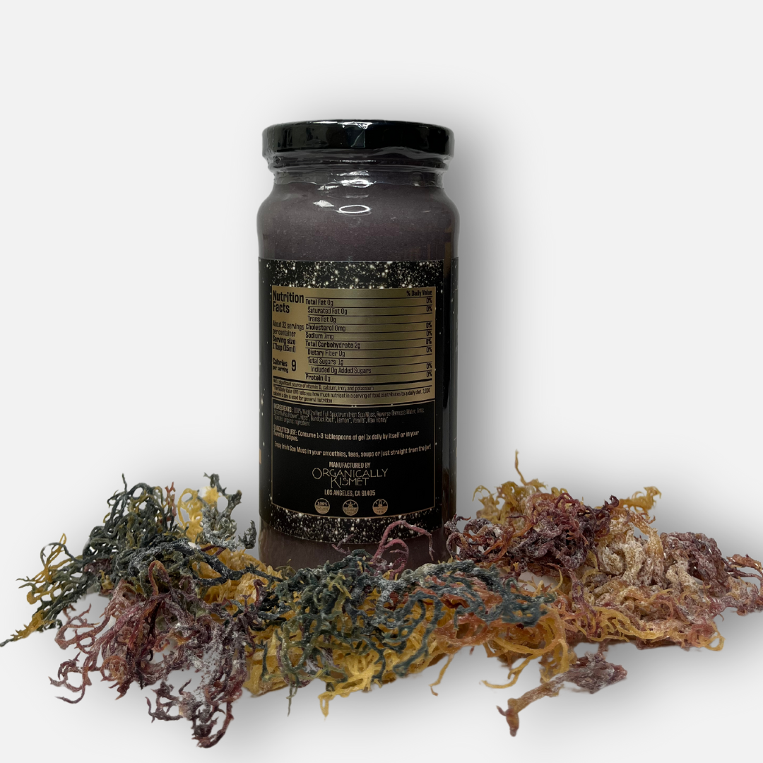 Sea Moss gel- Full Spectrum sea Moss-Irish Sea Moss Gel- Full Spectrum Irish Sea Moss-Organic Sea Moss