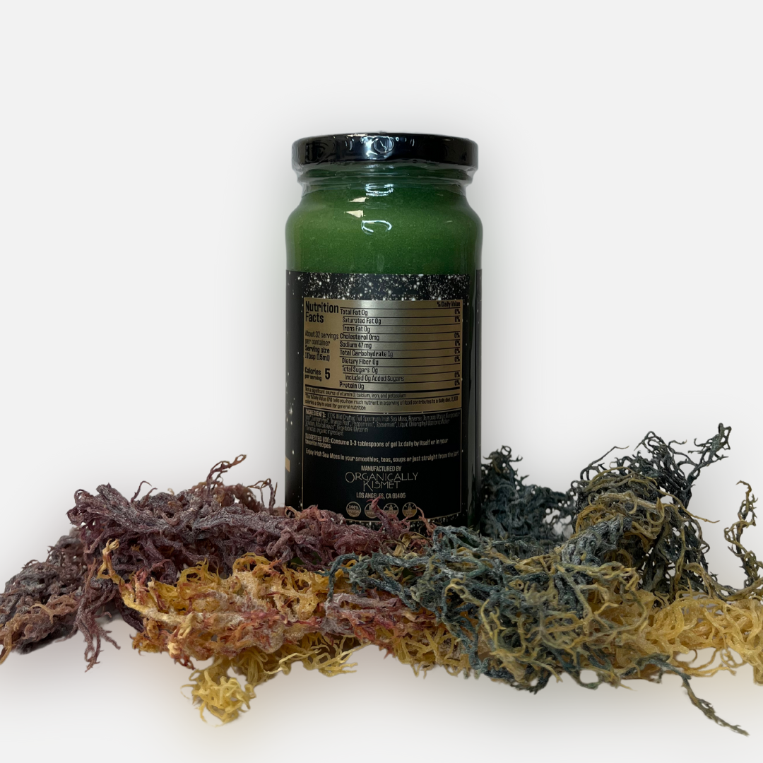 Sea Moss Gel- Organic Sea Moss- Green Sea Moss- Irish Sea Moss-Full Spectrum Sea Moss- Raw Sea Moss