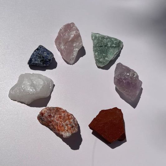 Rough Chakra Set