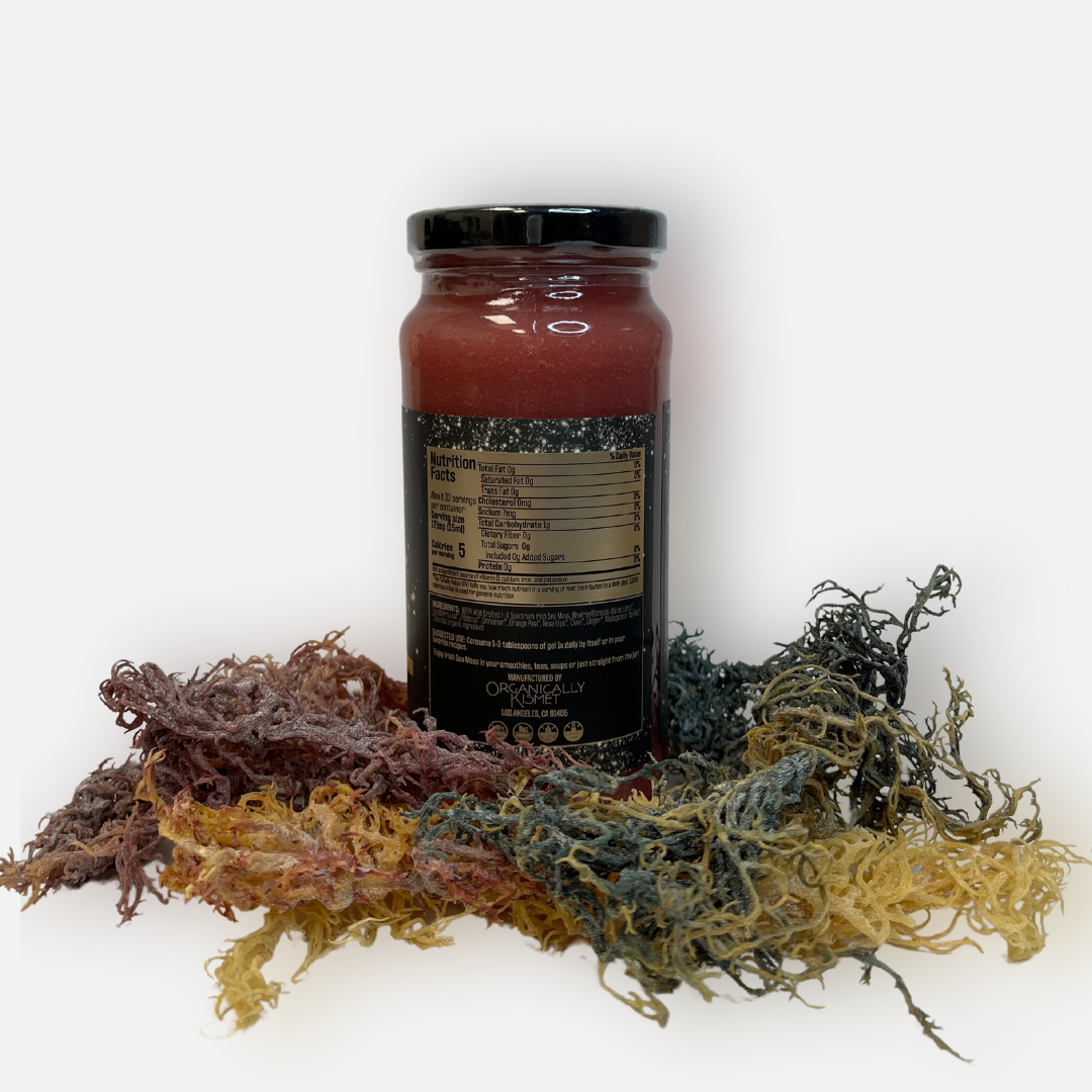 Sea Moss Gel with cinnamon- Sea Moss gel- Organic Sea Moss Gel- Irish Sea Moss- Full Spectrum Sea moss-Organic third Party tested