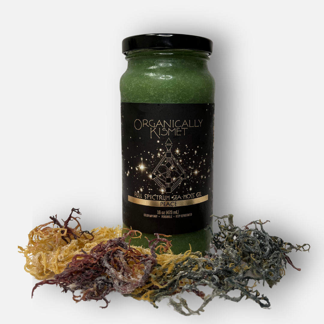 Sea moss gel with Mint-green sea Moss-Full spectrum Sea Moss-irish sea moss- peace sea moss gel