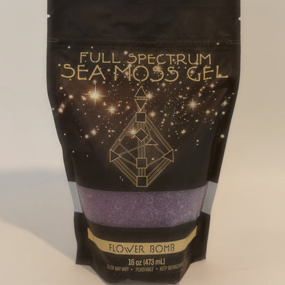 Anti-Aging Blend: Flower Bomb Sea Moss Gel 16 oz.