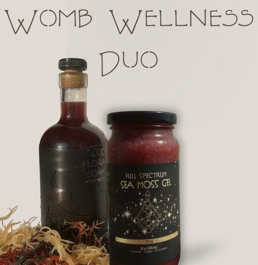 Womb Wellness Duo: Good Flora Soak + Yin Sea Moss Gel