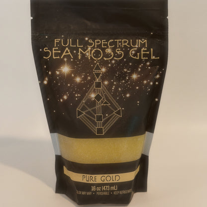 Anti Inflammatory Blend: Pure Gold Sea Moss Gel 16 oz.