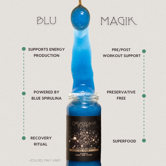Blu Magik Sea Moss Gel: Blue Spirulina 16 oz.
