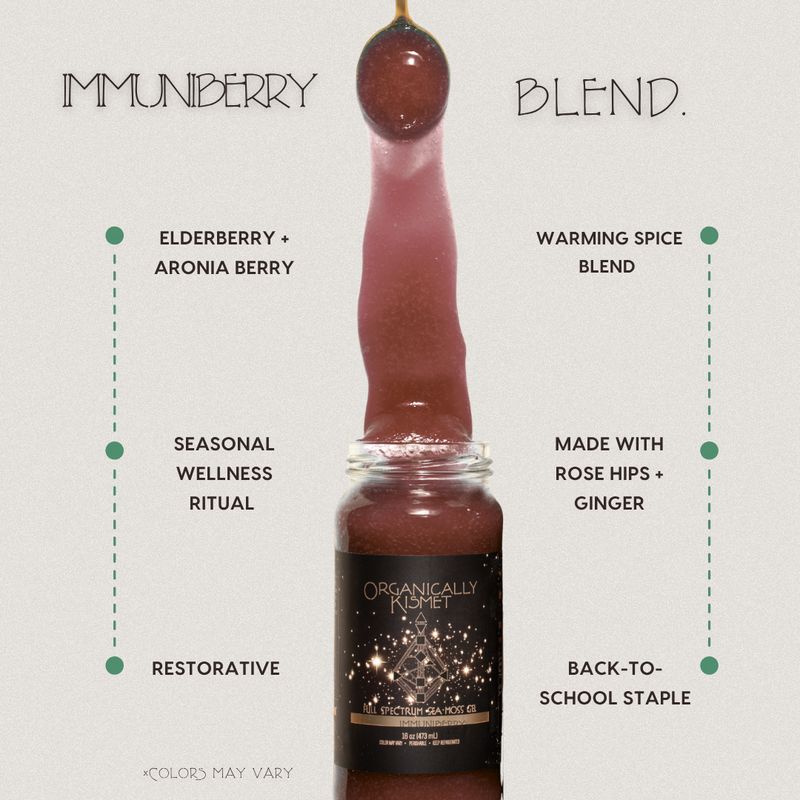 Immuniberry Sea Moss Gel: Elderberry + Aronia 16 oz.