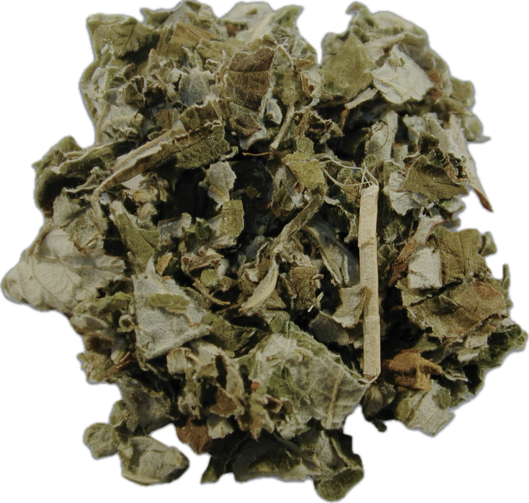 Red raspberry leaf, a natural herb used in Organically Kismet Yin Sea Moss Gel and Good Flora Soak. Traditionally known for supporting women’s reproductive health, easing menstrual discomfort, balancing hormones, and promoting vaginal pH wellness.